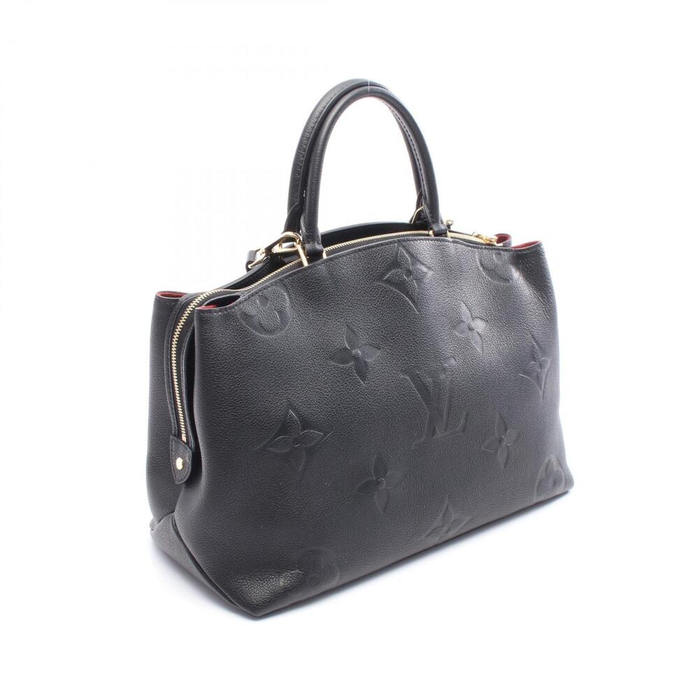 Louis Vuitton Palais Black Empreinte Handbag Leather Monogram Grand